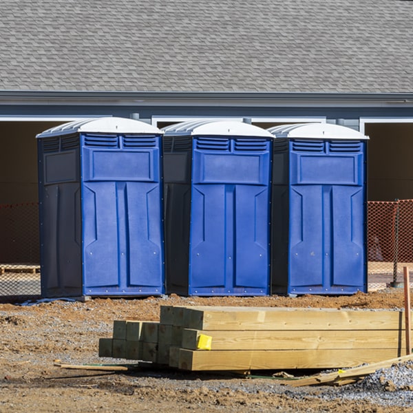 are there any restrictions on where i can place the porta potties during my rental period in El Verano California